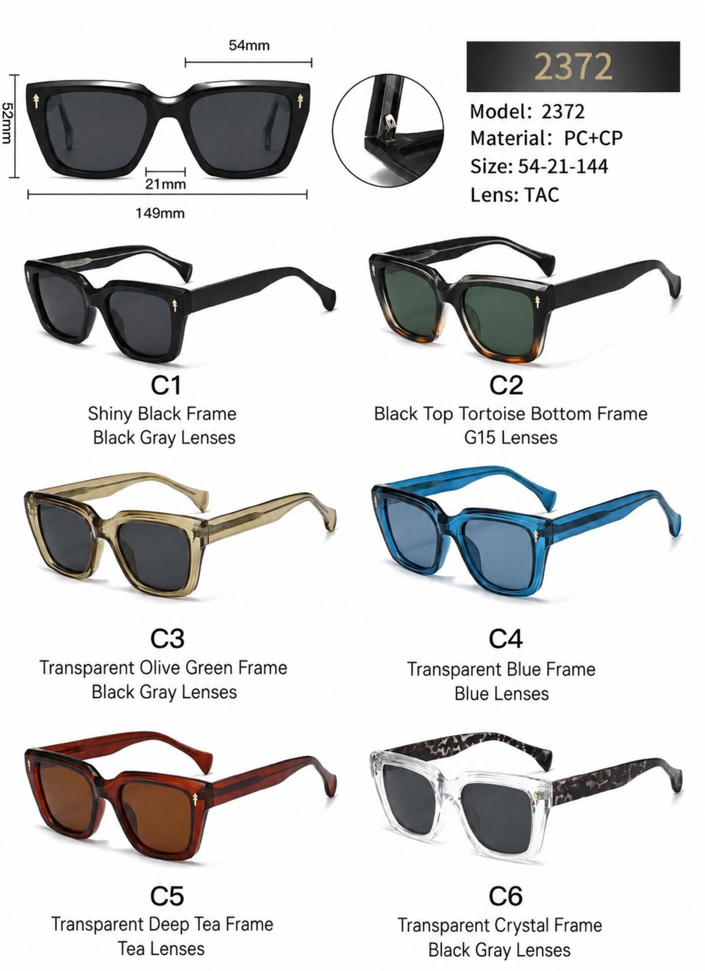 2372 color options