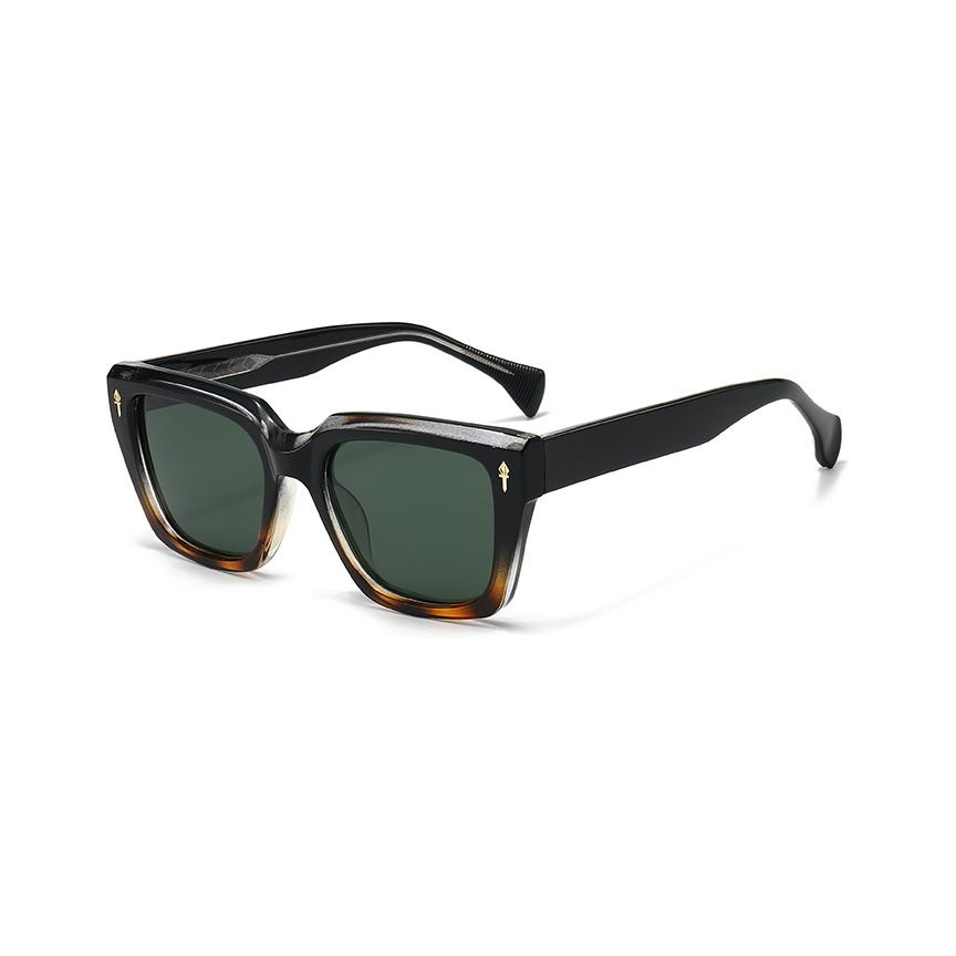 Chunky Rectangular Sunglasses 2372 - Image 3