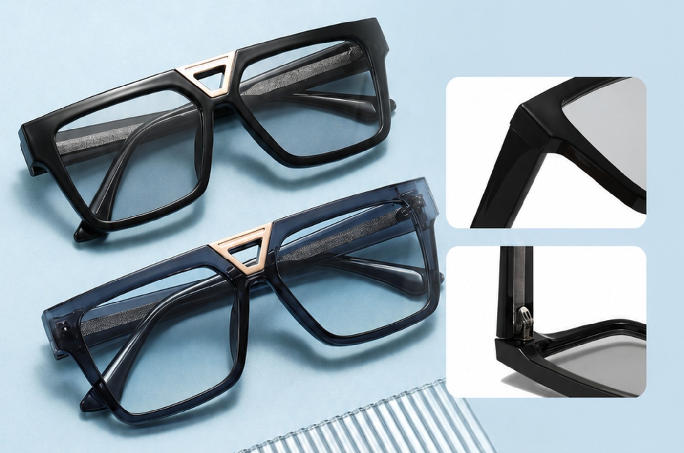 Photochromic Flat-Top Sunglasses 2379 - Image 2