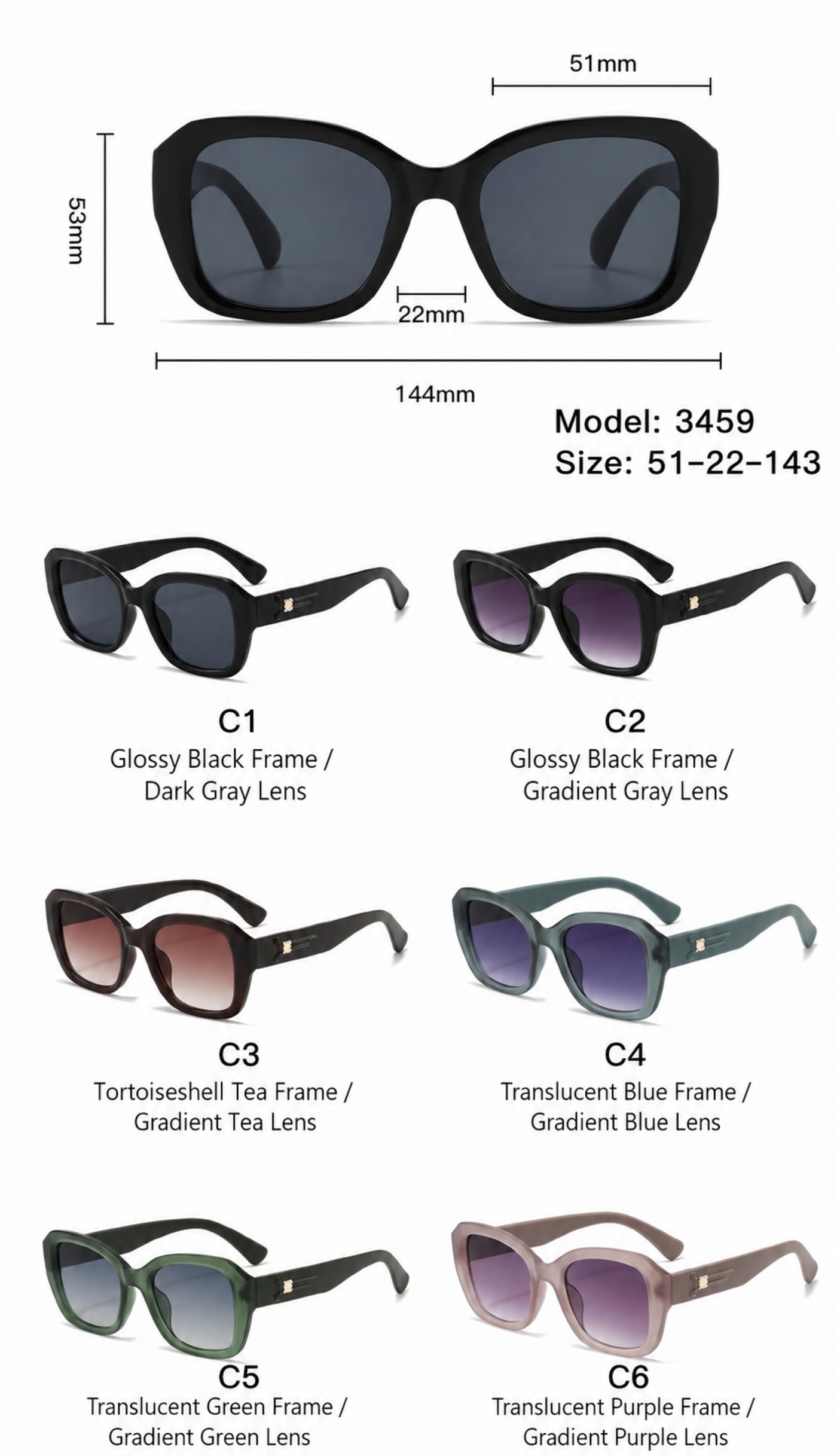 3459 color options