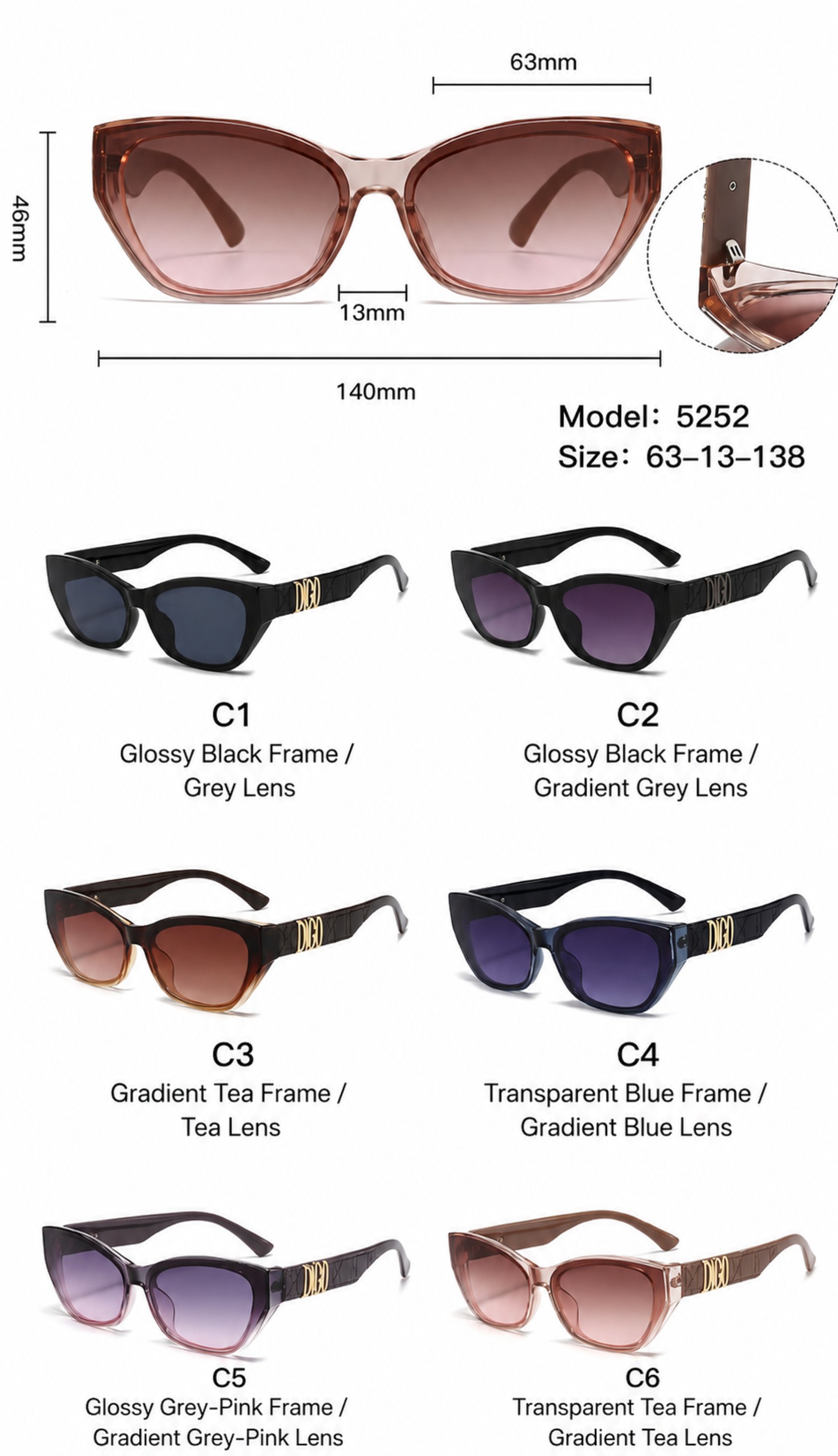5252 color options
