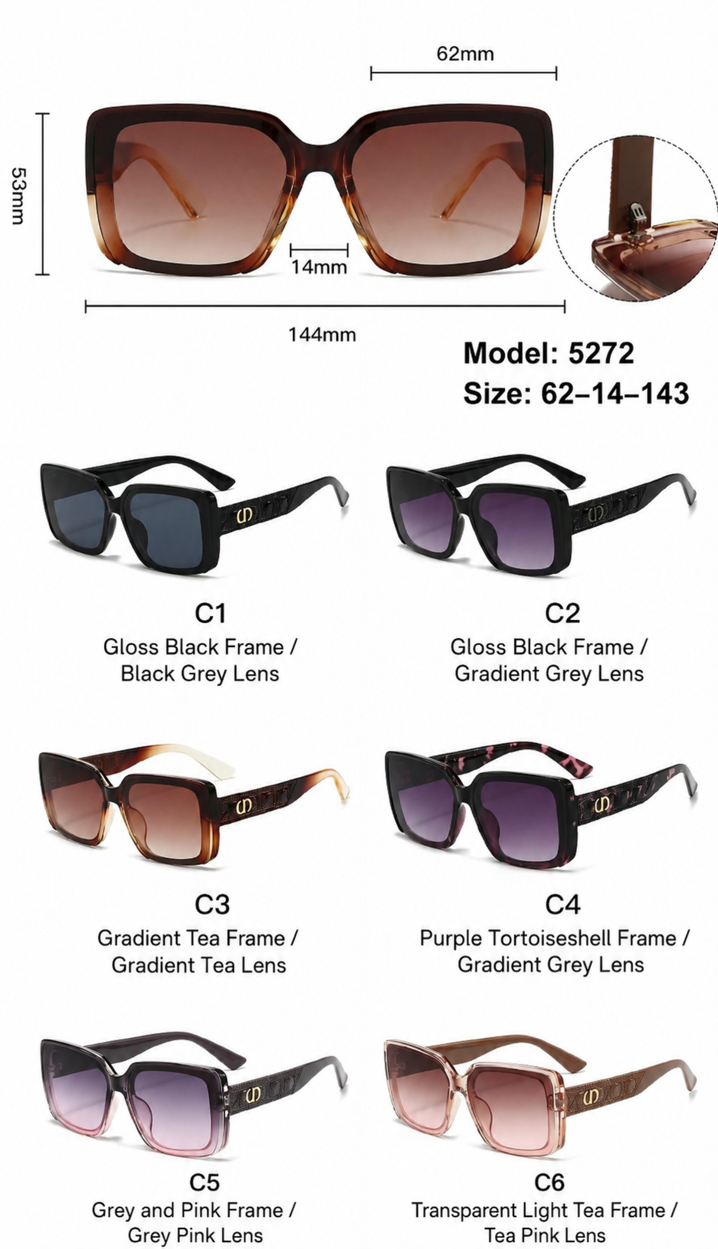 5272 color options