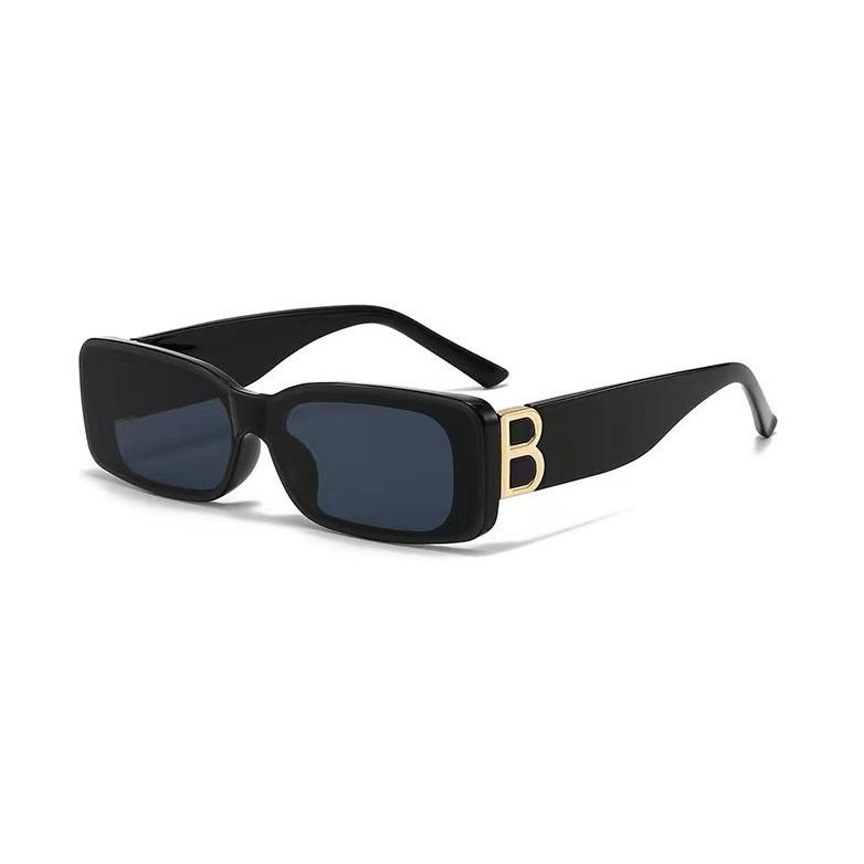 Narrow Rectangular Sunglasses 6096 - Image 3