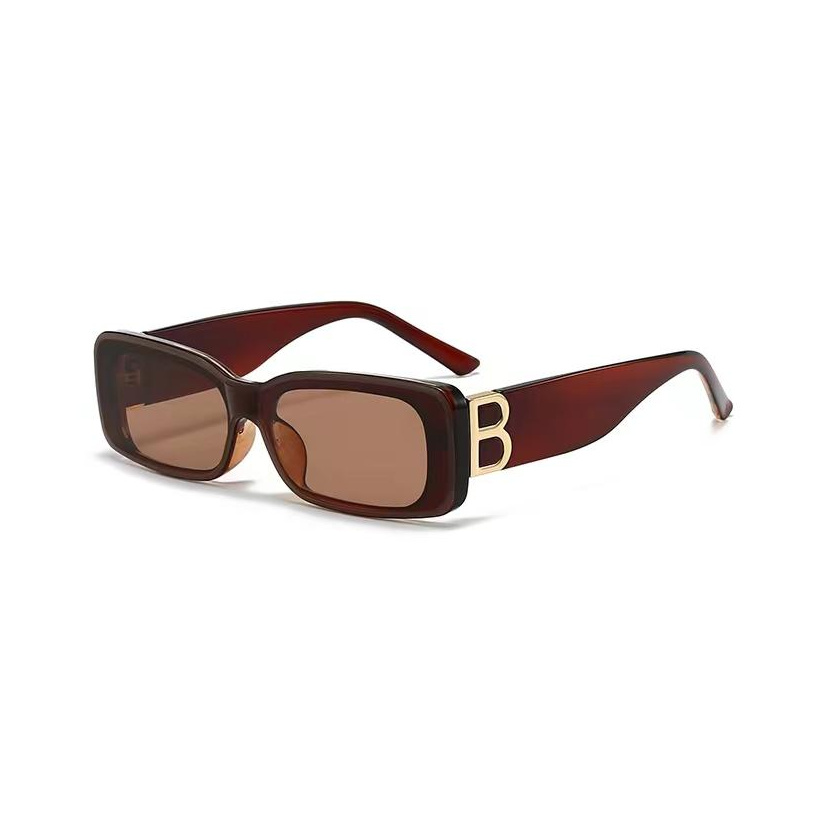 Narrow Rectangular Sunglasses 6096 - Image 5