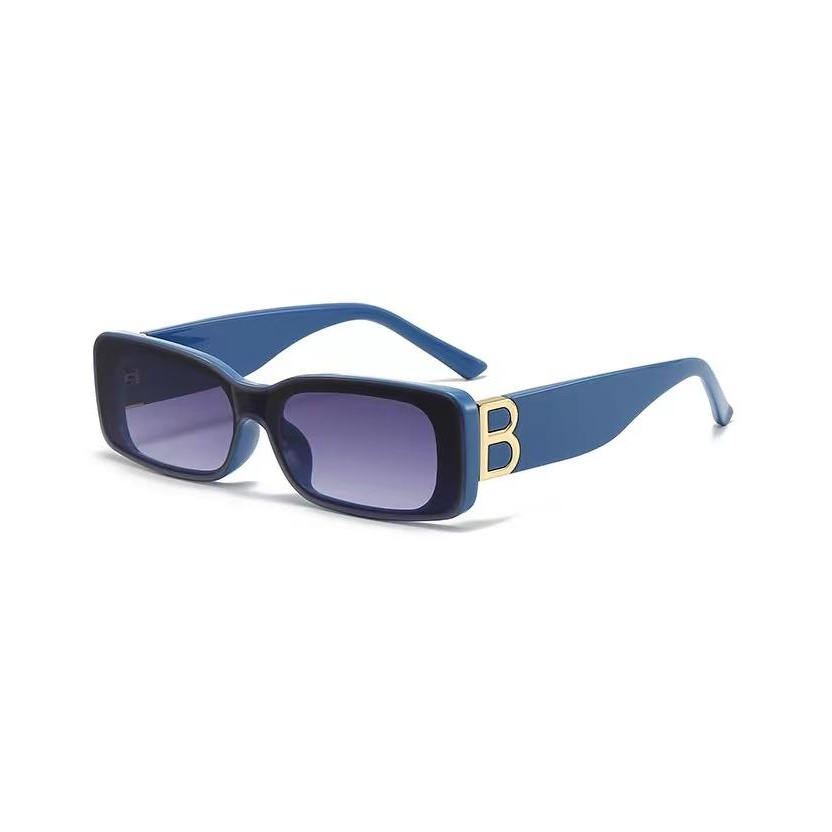 Narrow Rectangular Sunglasses 6096 - Image 6