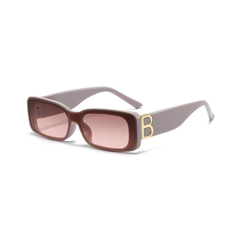 Narrow Rectangular Sunglasses 6096 - Image 7