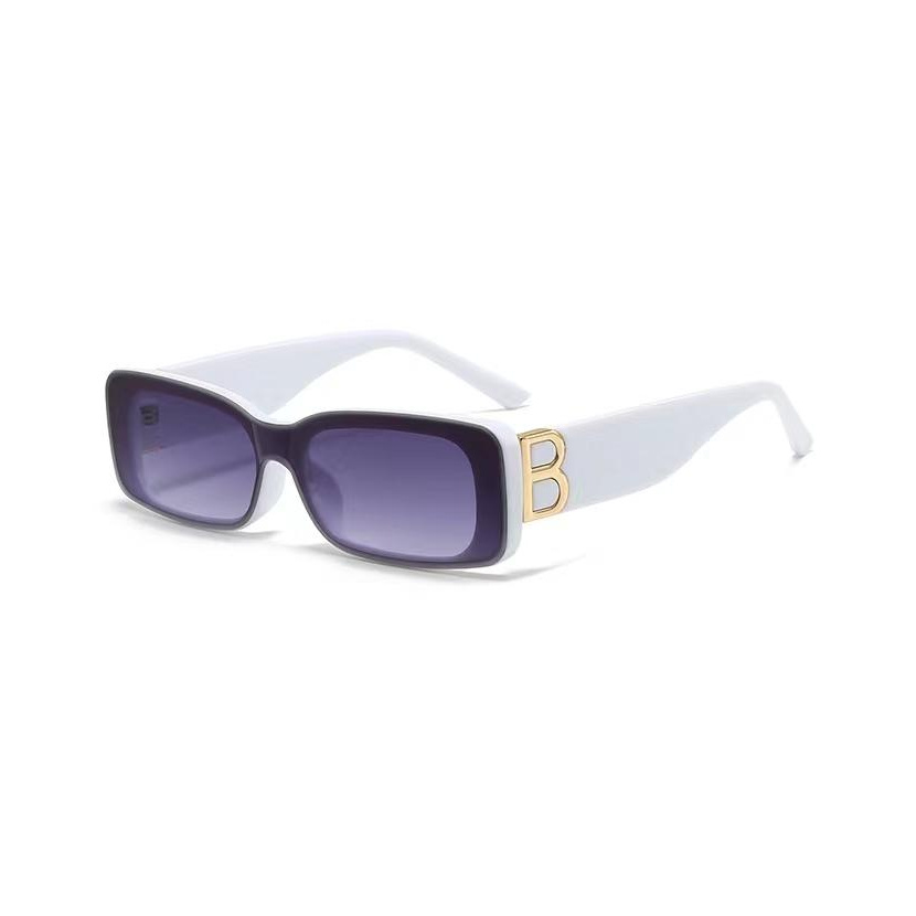Narrow Rectangular Sunglasses 6096 - Image 8