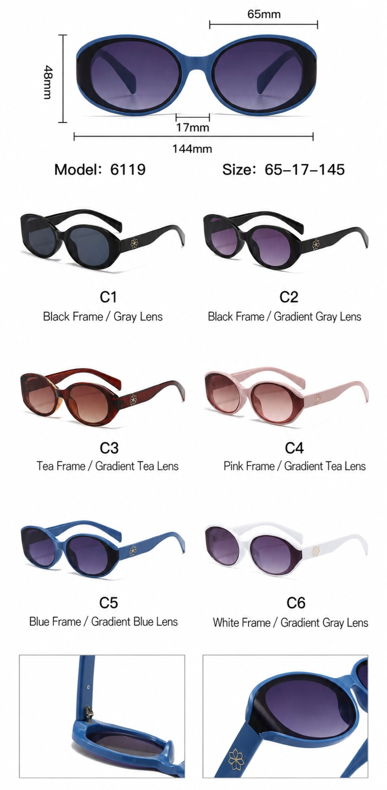 6119 color options
