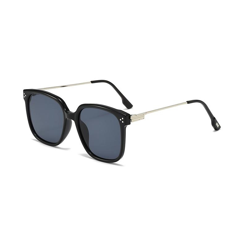 Metal-Temple Square Sunglasses 7049 - Image 2