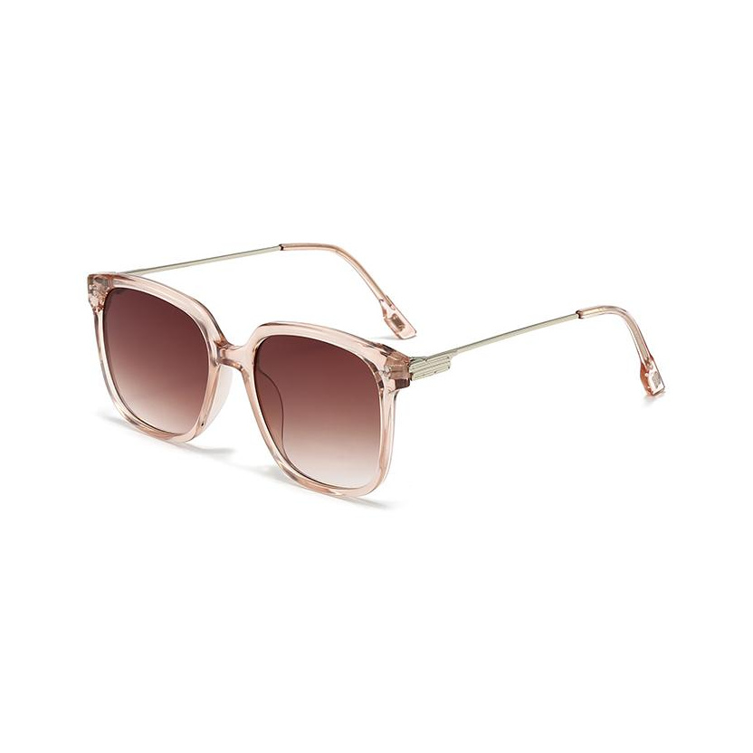 Metal-Temple Square Sunglasses 7049 - Image 4