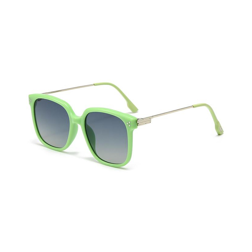 Metal-Temple Square Sunglasses 7049 - Image 5