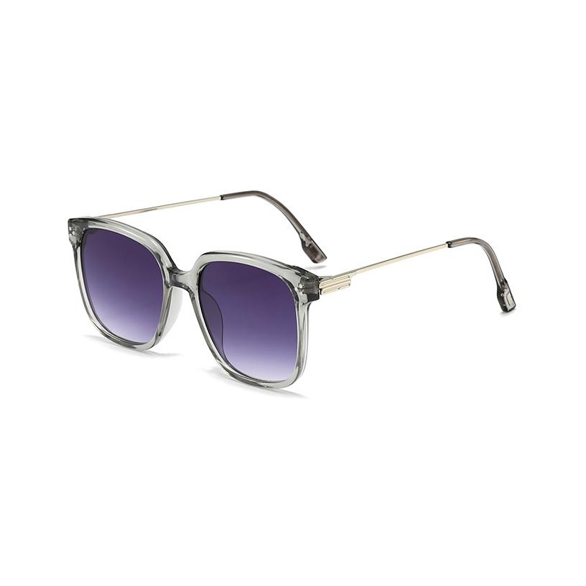 Metal-Temple Square Sunglasses 7049 - Image 6