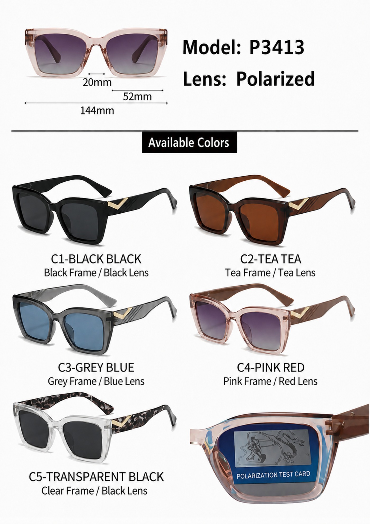 P3413 color options