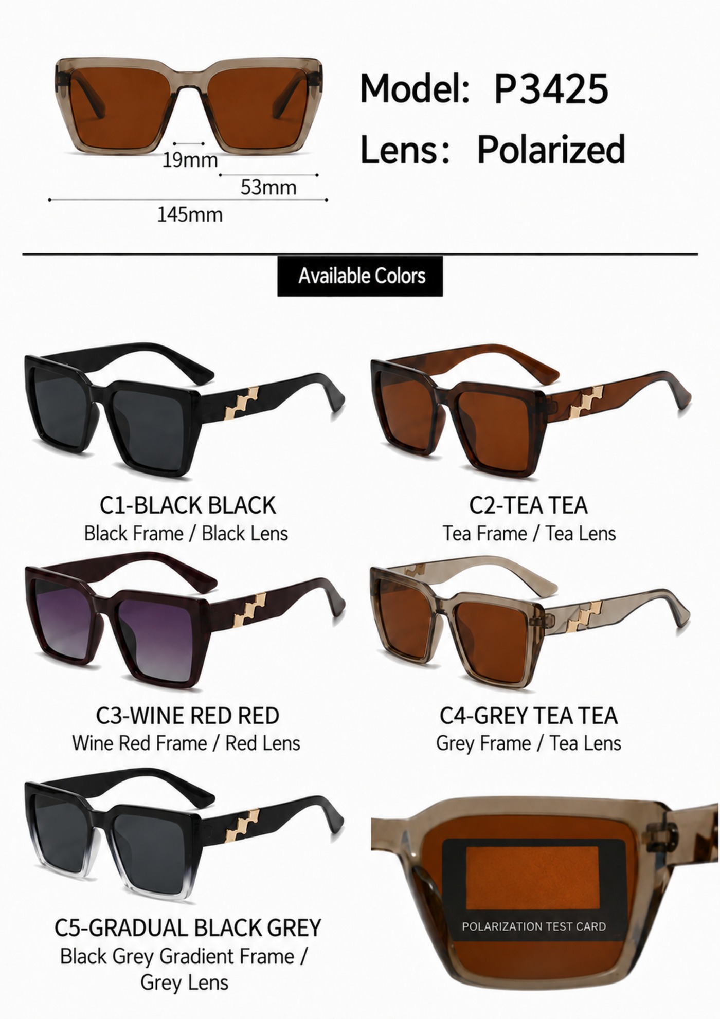 P3425 color options