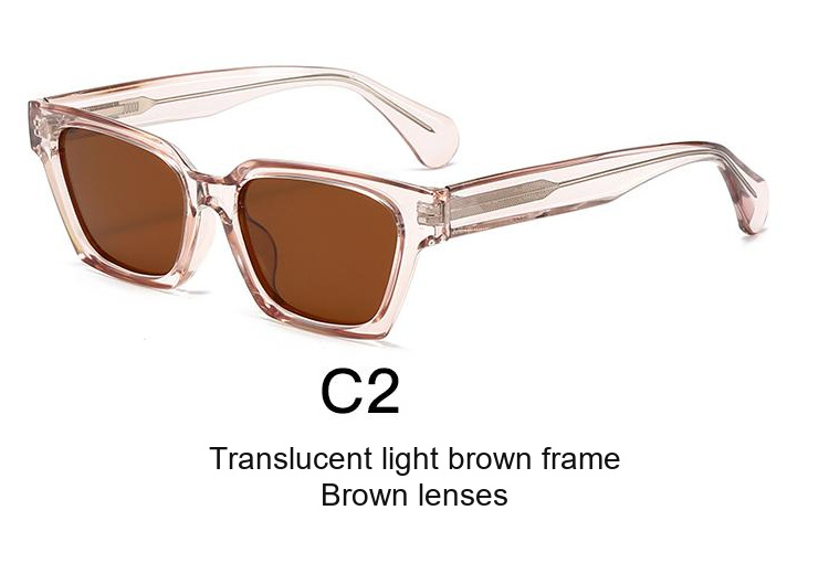 2065 — C2: Translucent light brown frame / Brown lenses