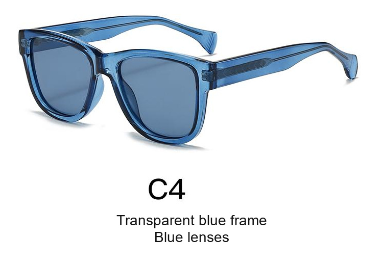 2069 — C4: Transparent blue frame / Blue lenses