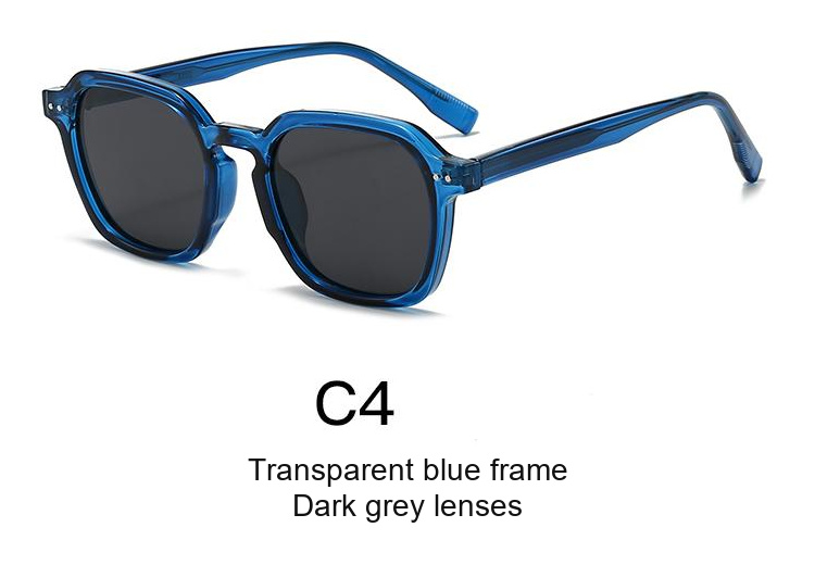 2071 — C4: Transparent blue frame / Dark grey lenses