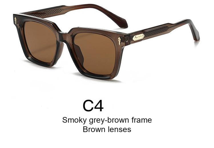 2339 — C4: Smoky grey-brown frame / Brown lenses