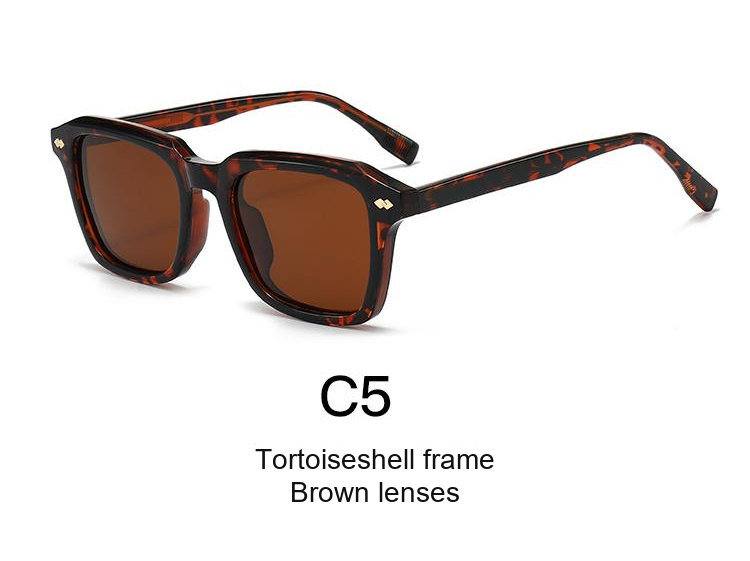 2340 — C5: Tortoiseshell frame / Brown lenses