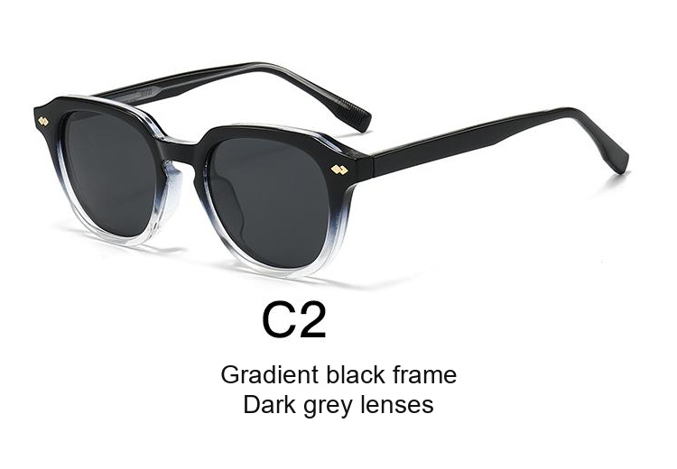 2341 — C2: Gradient black frame / Dark grey lenses