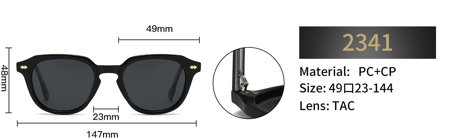 Polarized Cat Eye Sunglasses – 2341 - Image 2