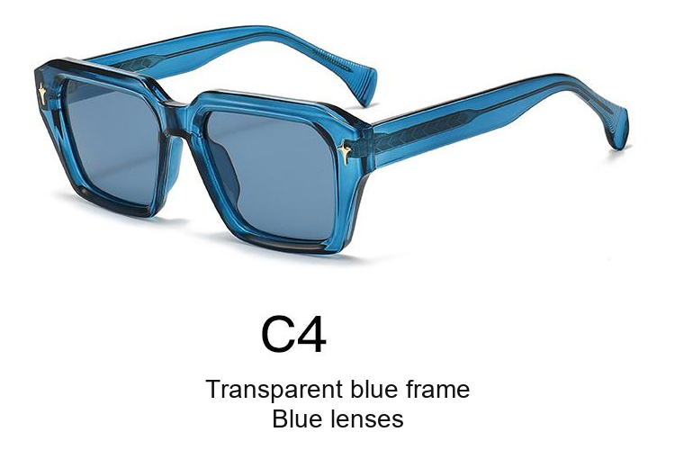 2343 — C4: Transparent blue frame / Blue lenses