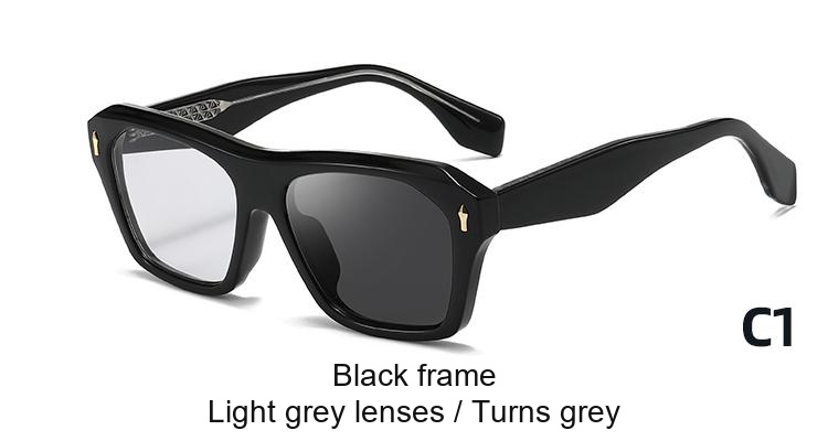 2344 — C1: Black frame / Light grey lenses / darkens to Grey