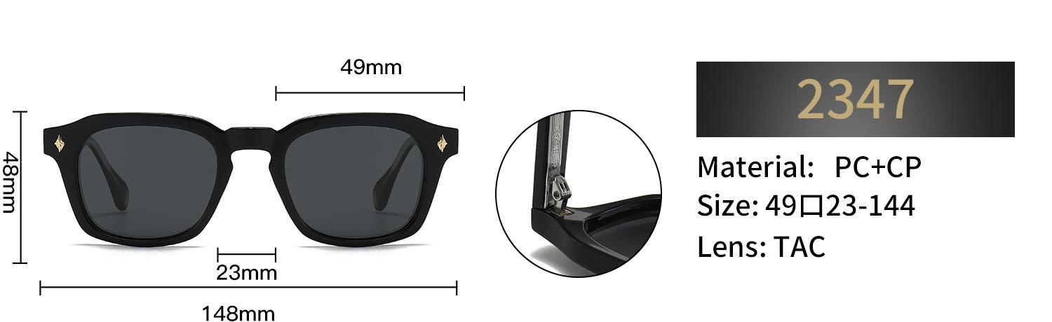 Polarized Cat Eye Sunglasses – 2347 - Image 2