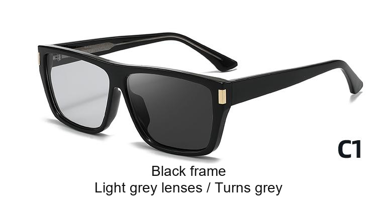 2352 — C1: Black frame / Light grey lenses / darkens to Grey