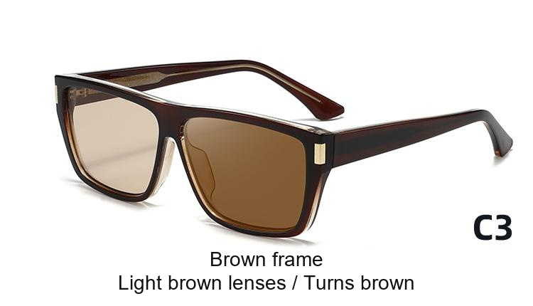 2352 — C3: Brown frame / Light brown lenses / darkens to Brown