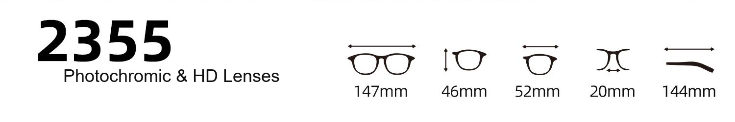 Photochromic Polarized Oval Sunglasses – 2355 - Image 2