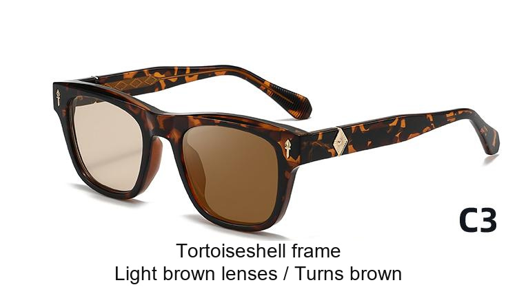 2359 — C3: Tortoiseshell frame / Light brown lenses / darkens to Brown