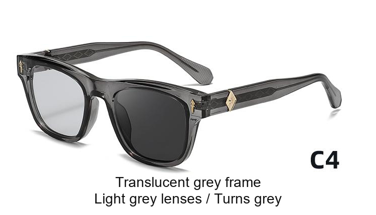 2359 — C4: Translucent grey frame / Light grey lenses / darkens to Grey
