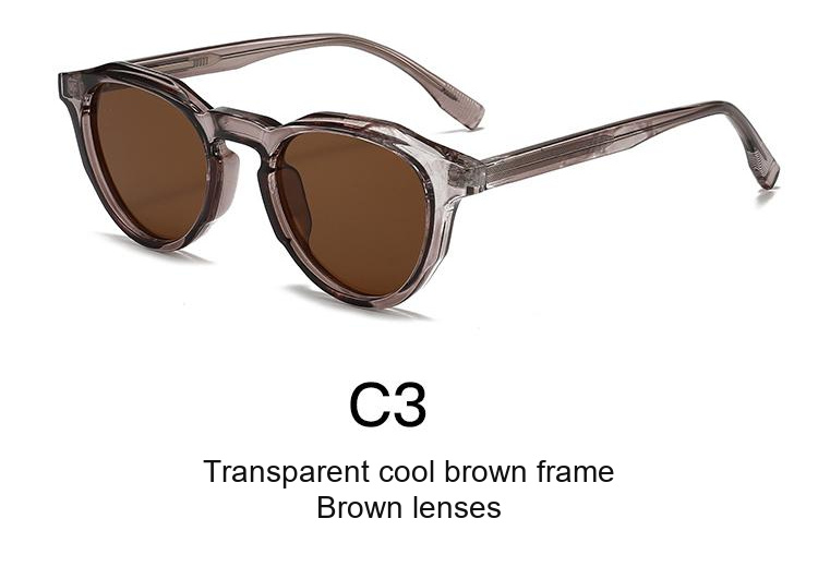 2364 — C3: Transparent cool brown frame / Brown lenses