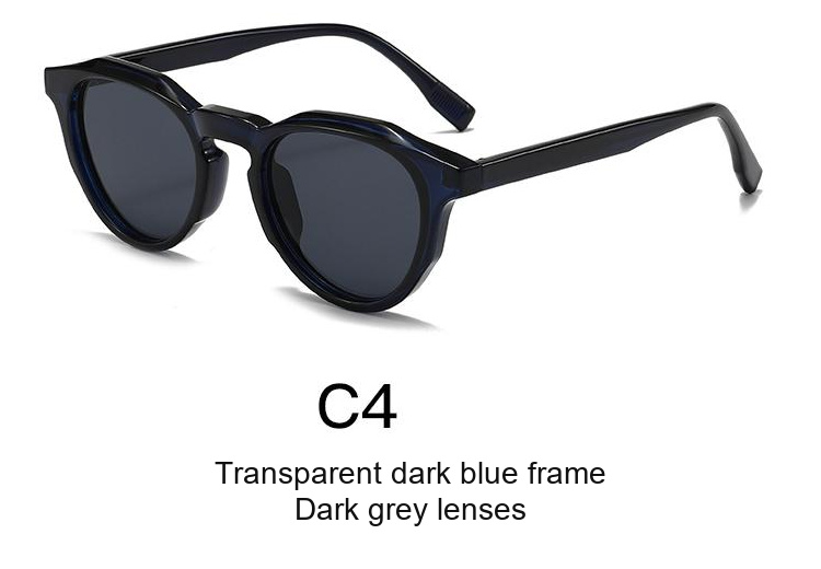 2364 — C4: Transparent dark blue frame / Dark grey lenses