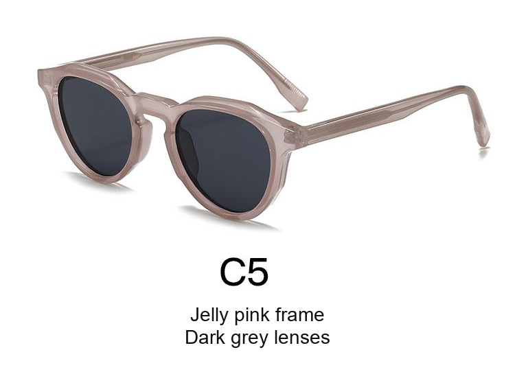 2364 — C5: Jelly pink frame / Dark grey lenses