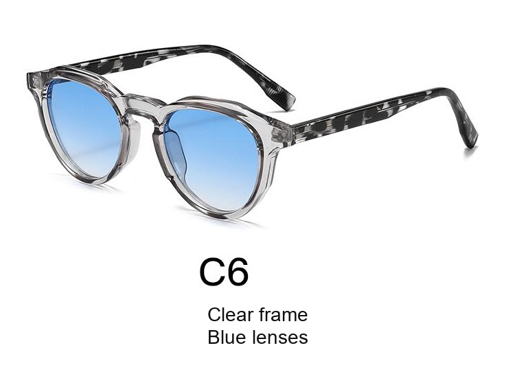 2364 — C6: Clear frame / Blue lenses