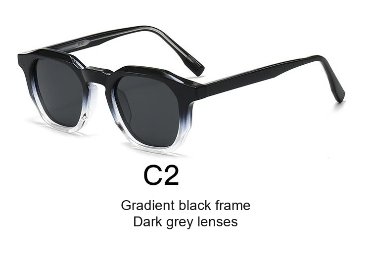 2365 — C2: Gradient black frame / Dark grey lenses