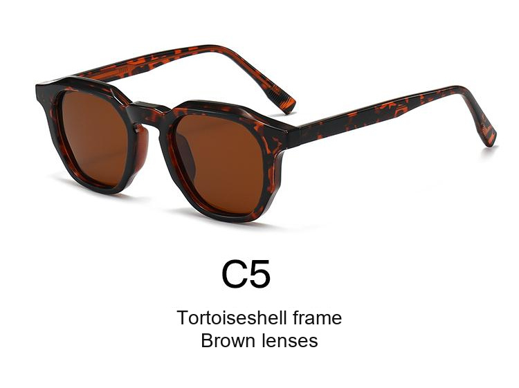 2365 — C5: Tortoiseshell frame / Brown lenses