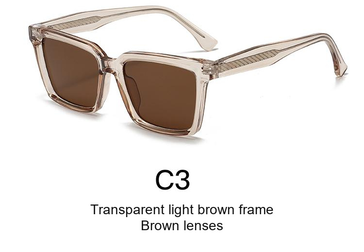 2366 — C3: Transparent light brown frame / Brown lenses