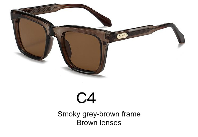 2367 — C4: Smoky grey-brown frame / Brown lenses