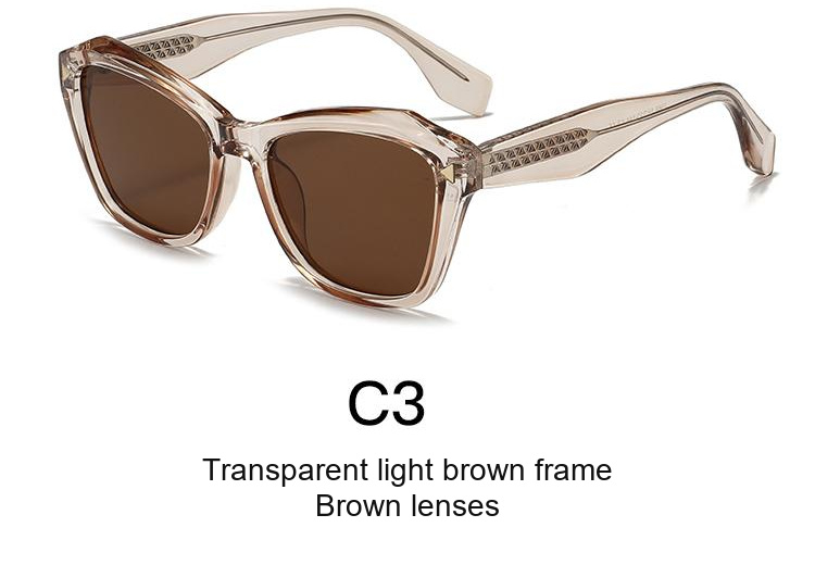 2369 — C3: Transparent light brown frame / Brown lenses