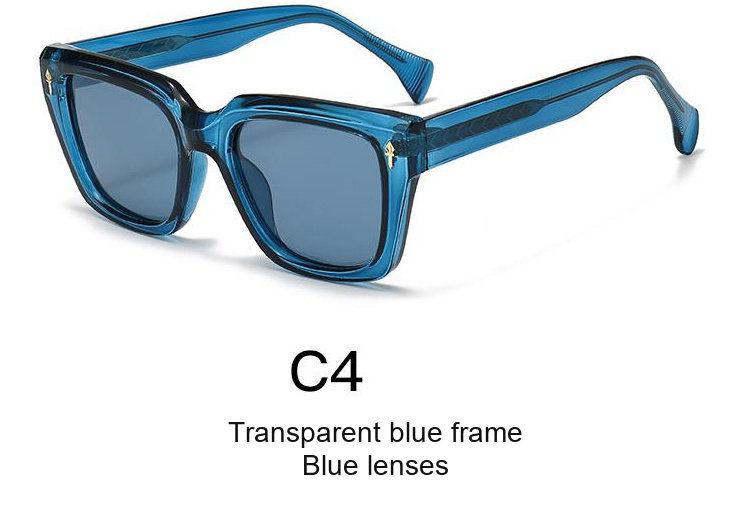 2372 — C4: Transparent blue frame / Blue lenses