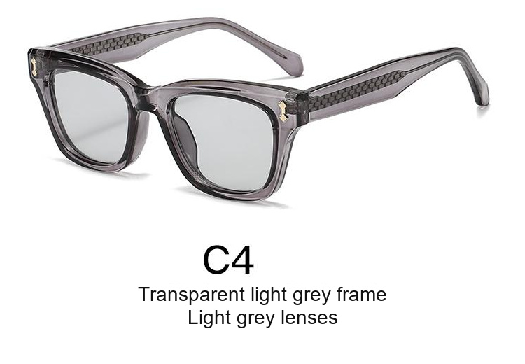 2376 — C4: Transparent light grey frame / Light grey lenses