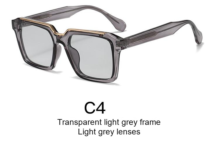 2381 — C4: Transparent light grey frame / Light grey lenses