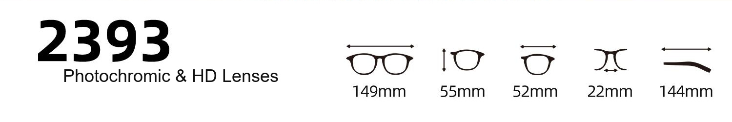 Photochromic Polarized Round Sunglasses – 2393 - Image 2