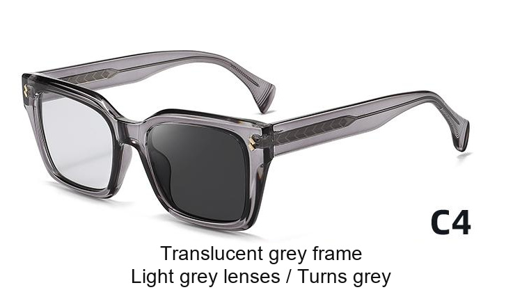 2396 — C4: Translucent grey frame / Light grey lenses / darkens to Grey